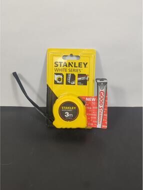 Stanley White Series 3m Tape Measure STHT33641-8 Double-Sided Tape New NIB